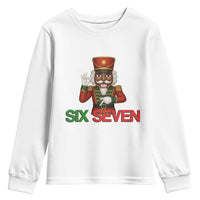 67 Six Seven Black Nutcracker Christmas Meme Youth Sweatshirt - Wonder Print Shop