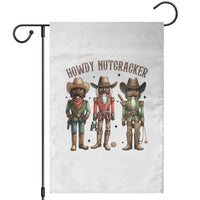 Nutcracker Cowboy Christmas Western Country Howdy Garden Flag - Wonder Print Shop
