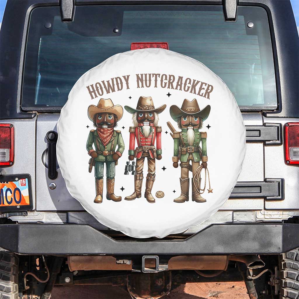Nutcracker Cowboy Christmas Western Country Howdy Spare Tire Cover - Wonder Print Shop