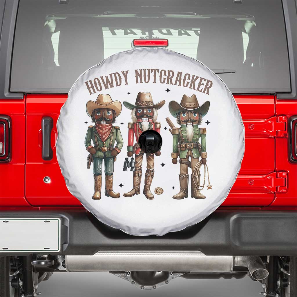 Nutcracker Cowboy Christmas Western Country Howdy Spare Tire Cover - Wonder Print Shop