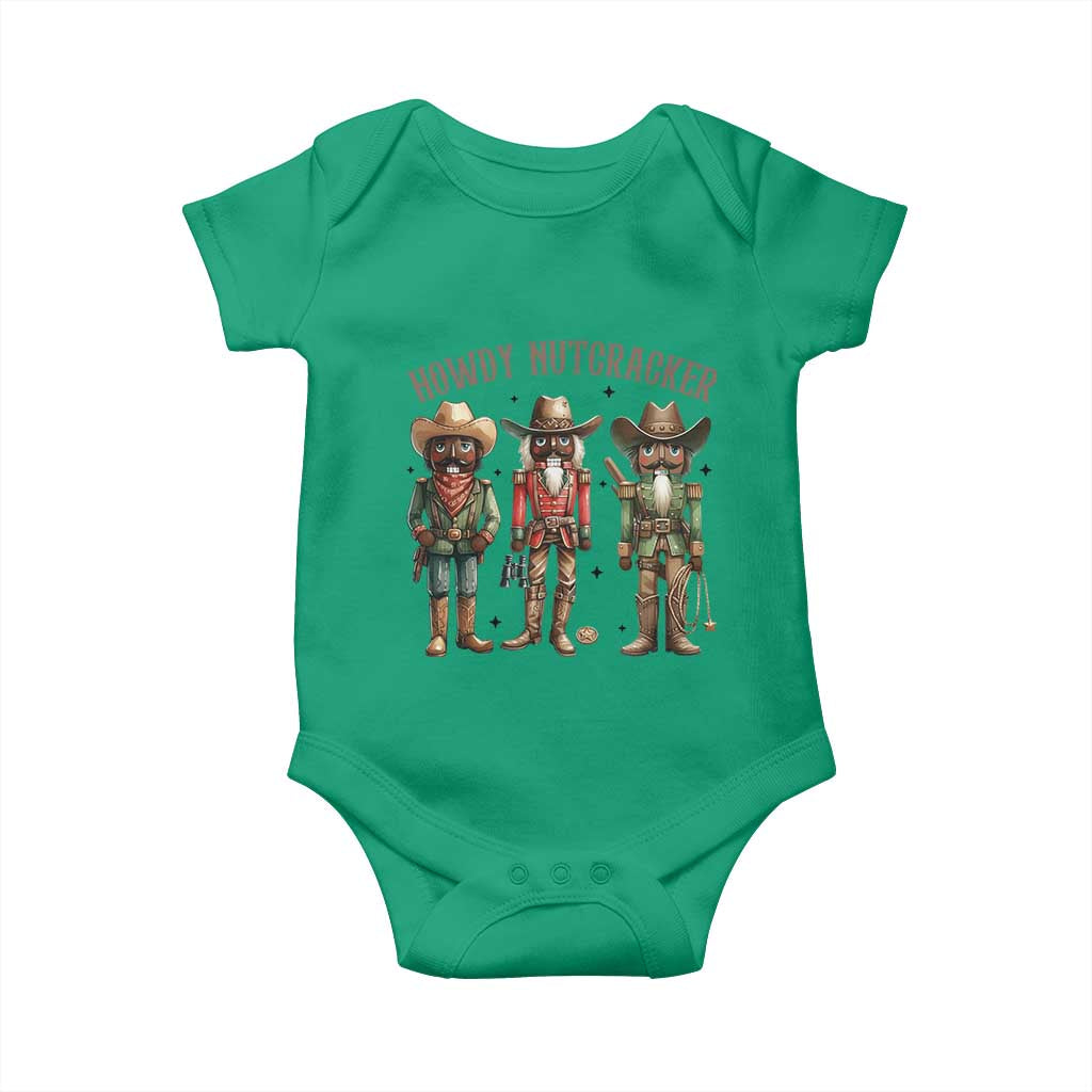 Nutcracker Cowboy Christmas Western Country Howdy Baby Onesie - Wonder Print Shop