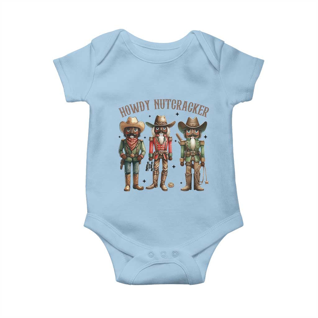 Nutcracker Cowboy Christmas Western Country Howdy Baby Onesie - Wonder Print Shop