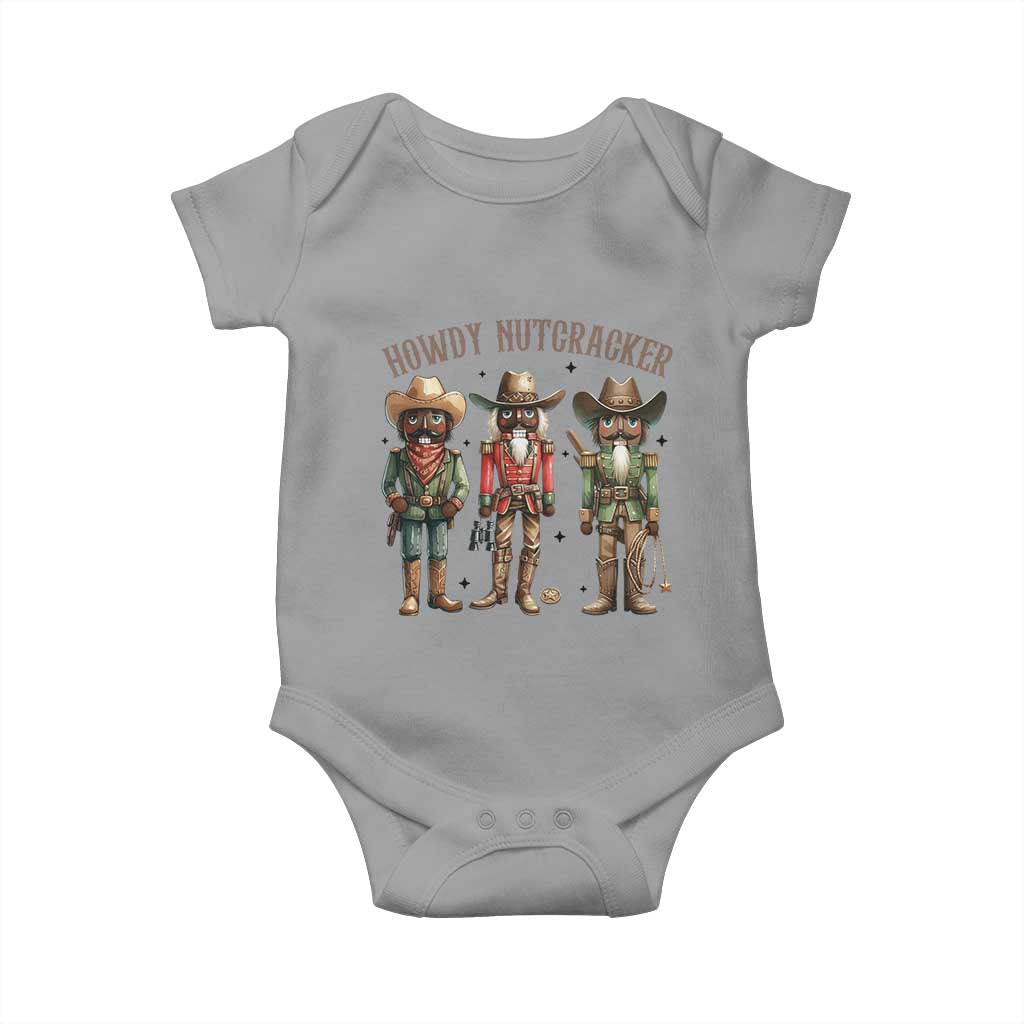 Nutcracker Cowboy Christmas Western Country Howdy Baby Onesie - Wonder Print Shop