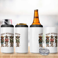Nutcracker Cowboy Christmas Western Country Howdy 4 in 1 Can Cooler Tumbler - Wonder Print Shop