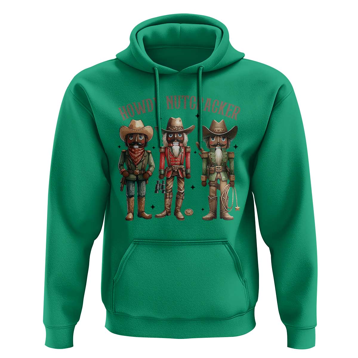 Nutcracker Cowboy Christmas Western Country Howdy Hoodie - Wonder Print Shop