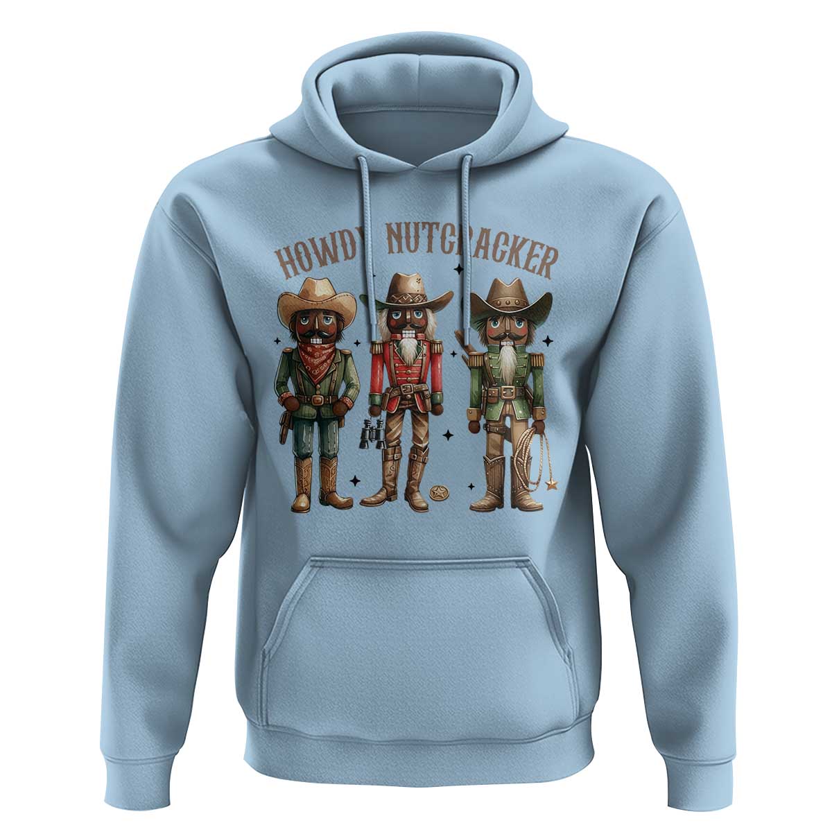 Nutcracker Cowboy Christmas Western Country Howdy Hoodie - Wonder Print Shop