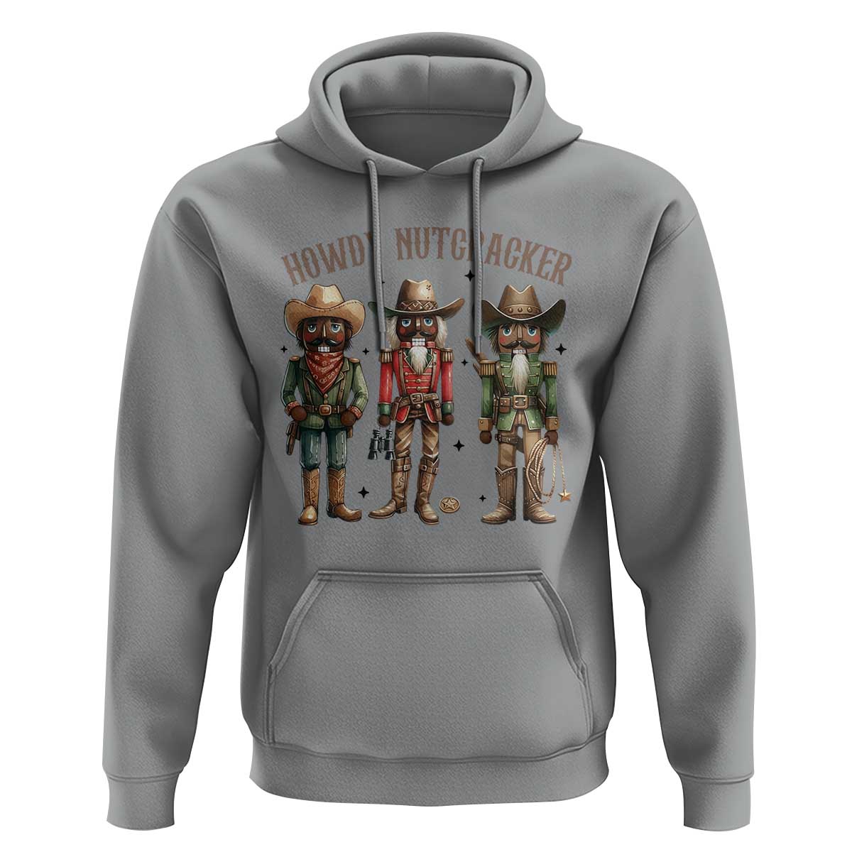 Nutcracker Cowboy Christmas Western Country Howdy Hoodie - Wonder Print Shop