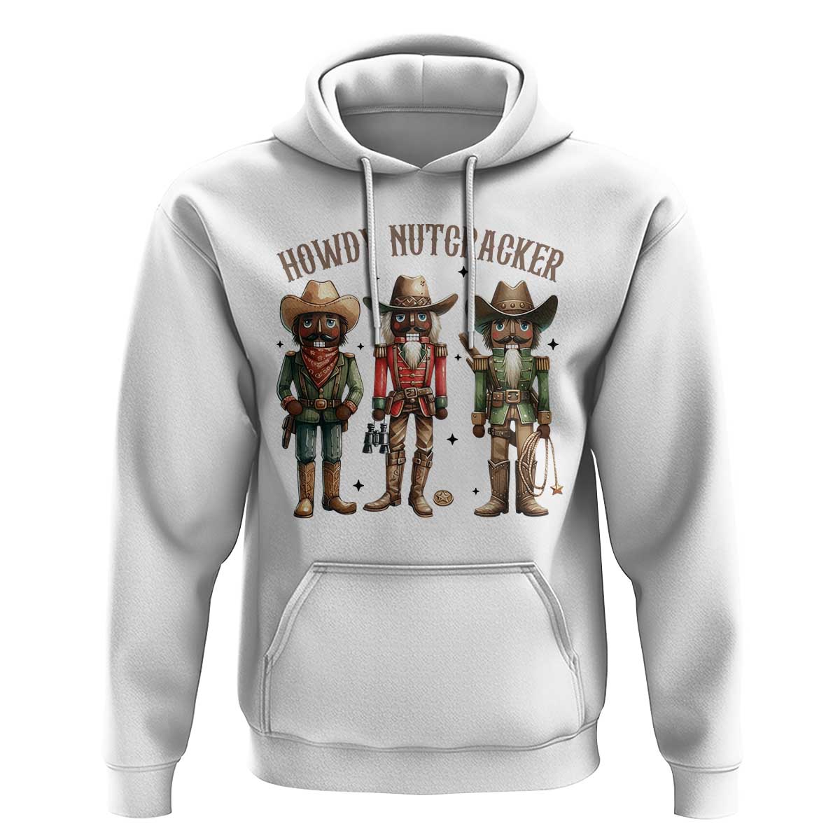 Nutcracker Cowboy Christmas Western Country Howdy Hoodie - Wonder Print Shop