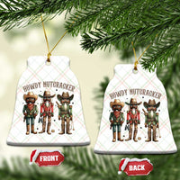 Nutcracker Cowboy Christmas Western Country Howdy Ceramic Ornament - Wonder Print Shop
