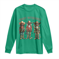 Nutcracker Cowboy Christmas Western Country Howdy Long Sleeve Shirt - Wonder Print Shop