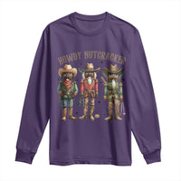 Nutcracker Cowboy Christmas Western Country Howdy Long Sleeve Shirt - Wonder Print Shop