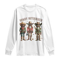 Nutcracker Cowboy Christmas Western Country Howdy Long Sleeve Shirt - Wonder Print Shop