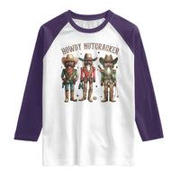 Nutcracker Cowboy Christmas Western Country Howdy Raglan Shirt - Wonder Print Shop