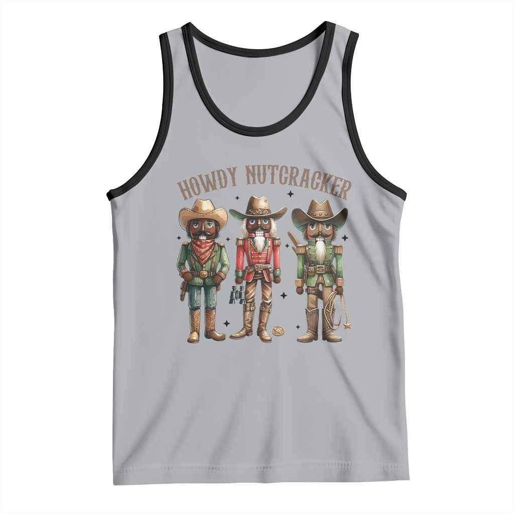 Nutcracker Cowboy Christmas Western Country Howdy Tank Top - Wonder Print Shop