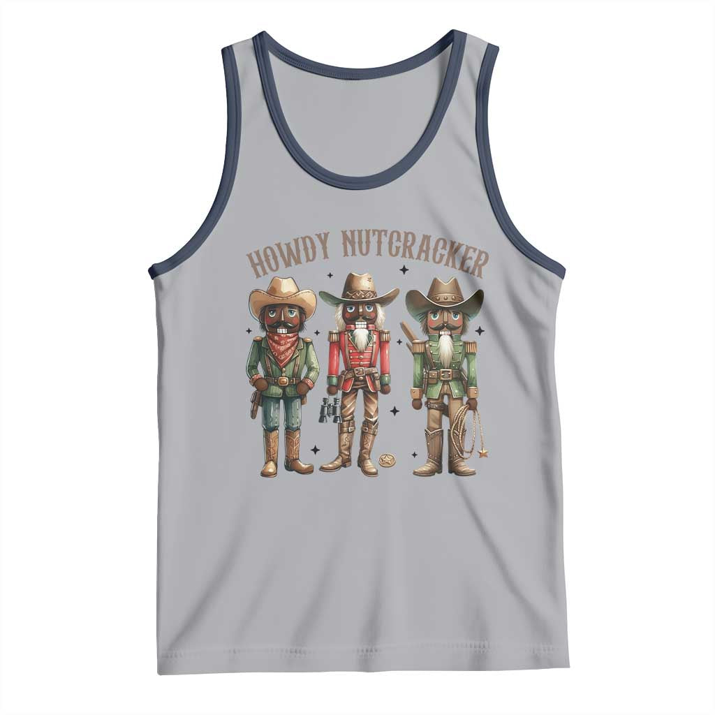 Nutcracker Cowboy Christmas Western Country Howdy Tank Top - Wonder Print Shop