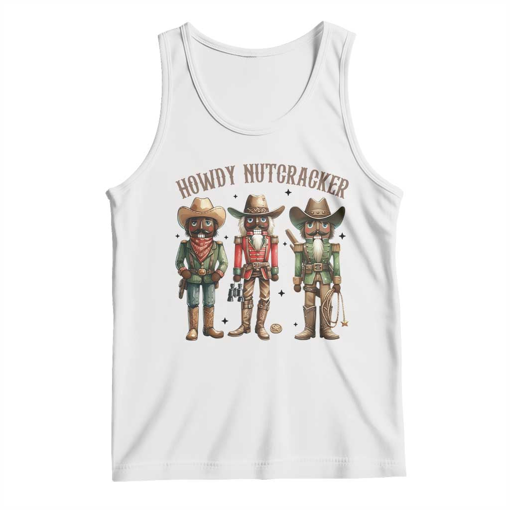 Nutcracker Cowboy Christmas Western Country Howdy Tank Top - Wonder Print Shop