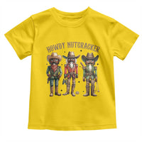 Nutcracker Cowboy Christmas Western Country Howdy Toddler T Shirt - Wonder Print Shop