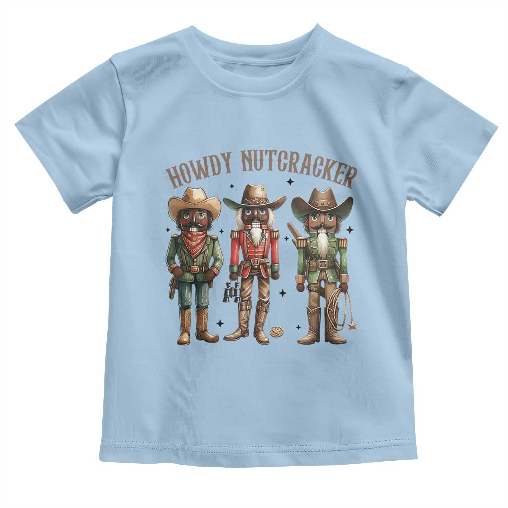 Nutcracker Cowboy Christmas Western Country Howdy Toddler T Shirt - Wonder Print Shop