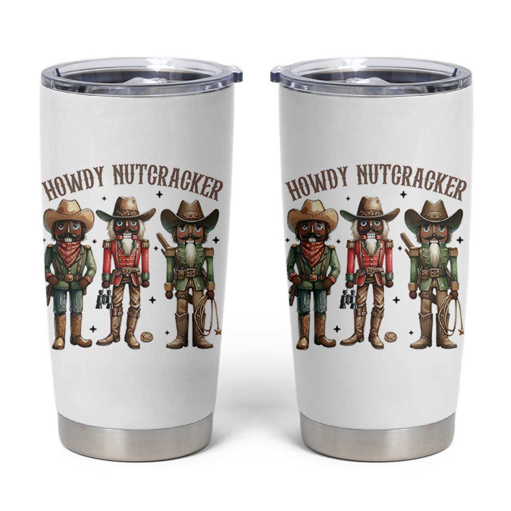 Nutcracker Cowboy Christmas Western Country Howdy Tumbler Cup - Wonder Print Shop
