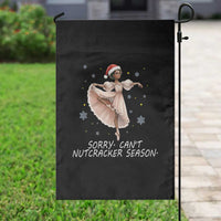 Black Nutcracker Ballet Christmas Garden Flag - Wonder Print Shop