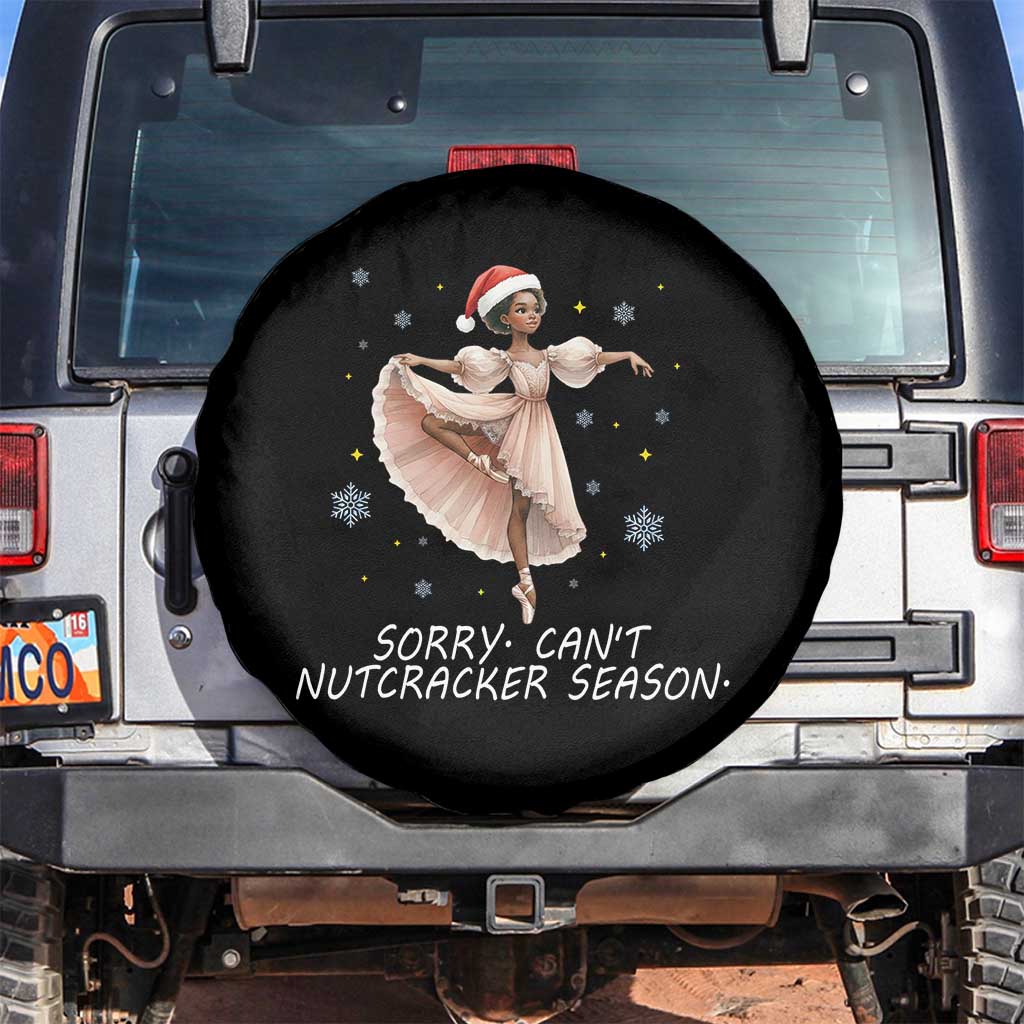 Black Nutcracker Ballet Christmas Spare Tire Cover - Wonder Print Shop