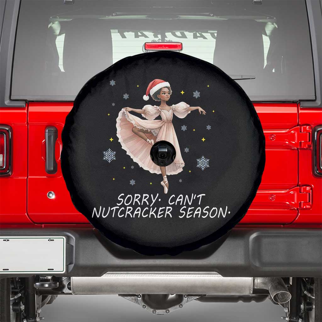 Black Nutcracker Ballet Christmas Spare Tire Cover - Wonder Print Shop