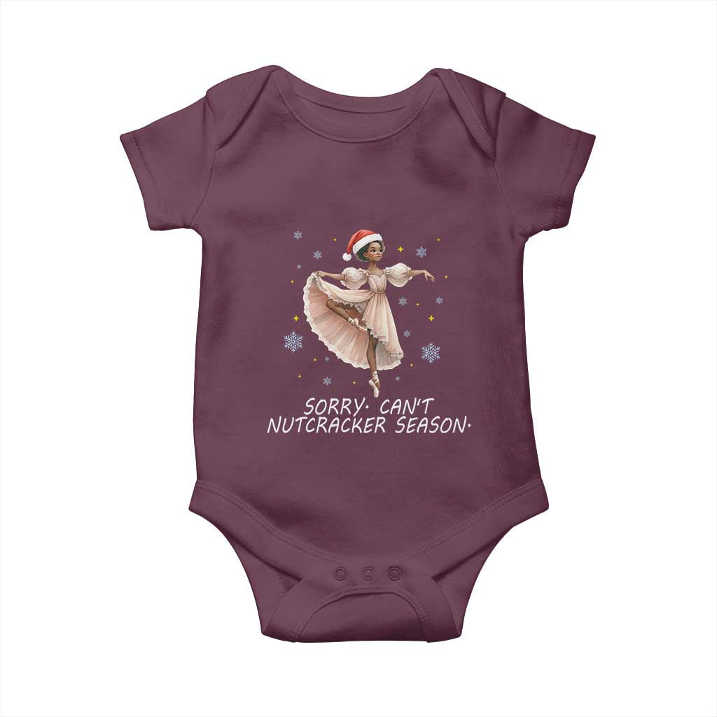 Black Nutcracker Ballet Christmas Baby Onesie - Wonder Print Shop