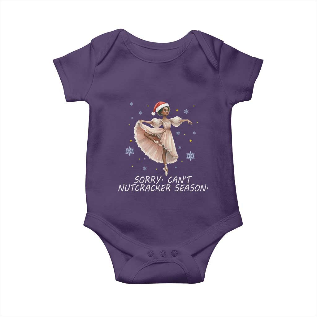 Black Nutcracker Ballet Christmas Baby Onesie - Wonder Print Shop