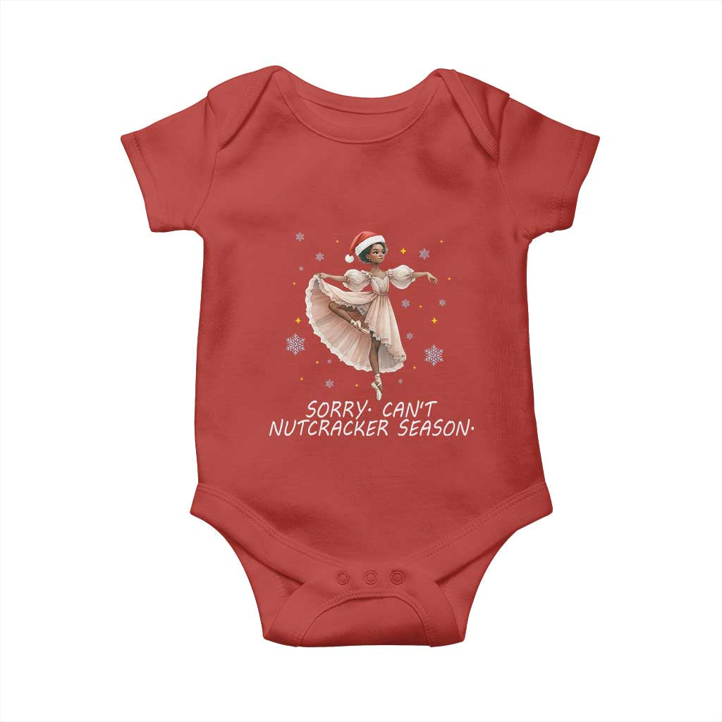 Black Nutcracker Ballet Christmas Baby Onesie - Wonder Print Shop