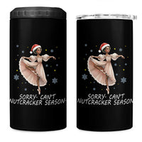 Black Nutcracker Ballet Christmas 4 in 1 Can Cooler Tumbler - Wonder Print Shop