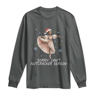 Black Nutcracker Ballet Christmas Long Sleeve Shirt - Wonder Print Shop