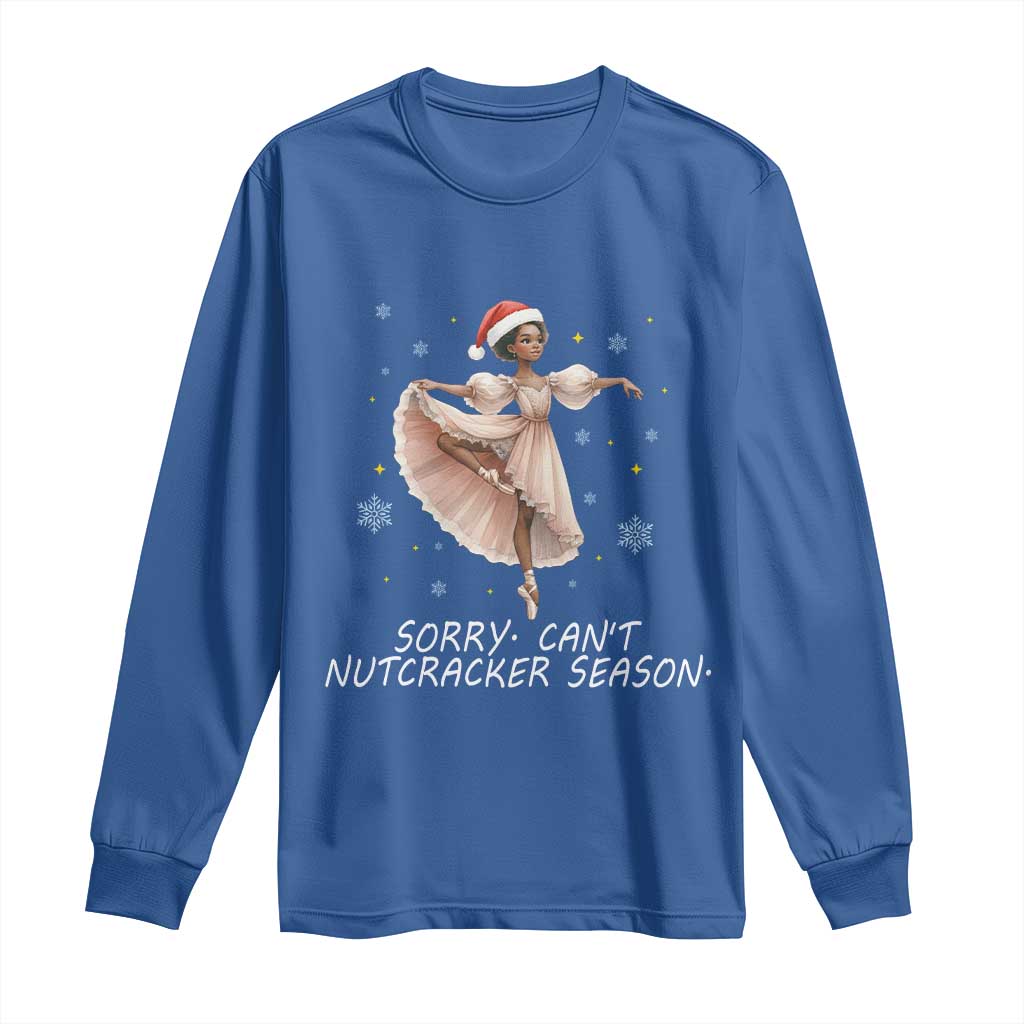 Black Nutcracker Ballet Christmas Long Sleeve Shirt - Wonder Print Shop