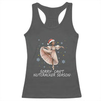 Black Nutcracker Ballet Christmas Racerback Tank Top - Wonder Print Shop