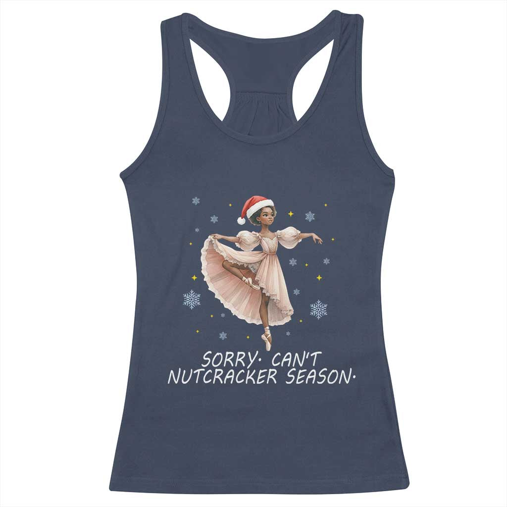 Black Nutcracker Ballet Christmas Racerback Tank Top - Wonder Print Shop