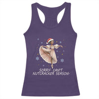 Black Nutcracker Ballet Christmas Racerback Tank Top - Wonder Print Shop