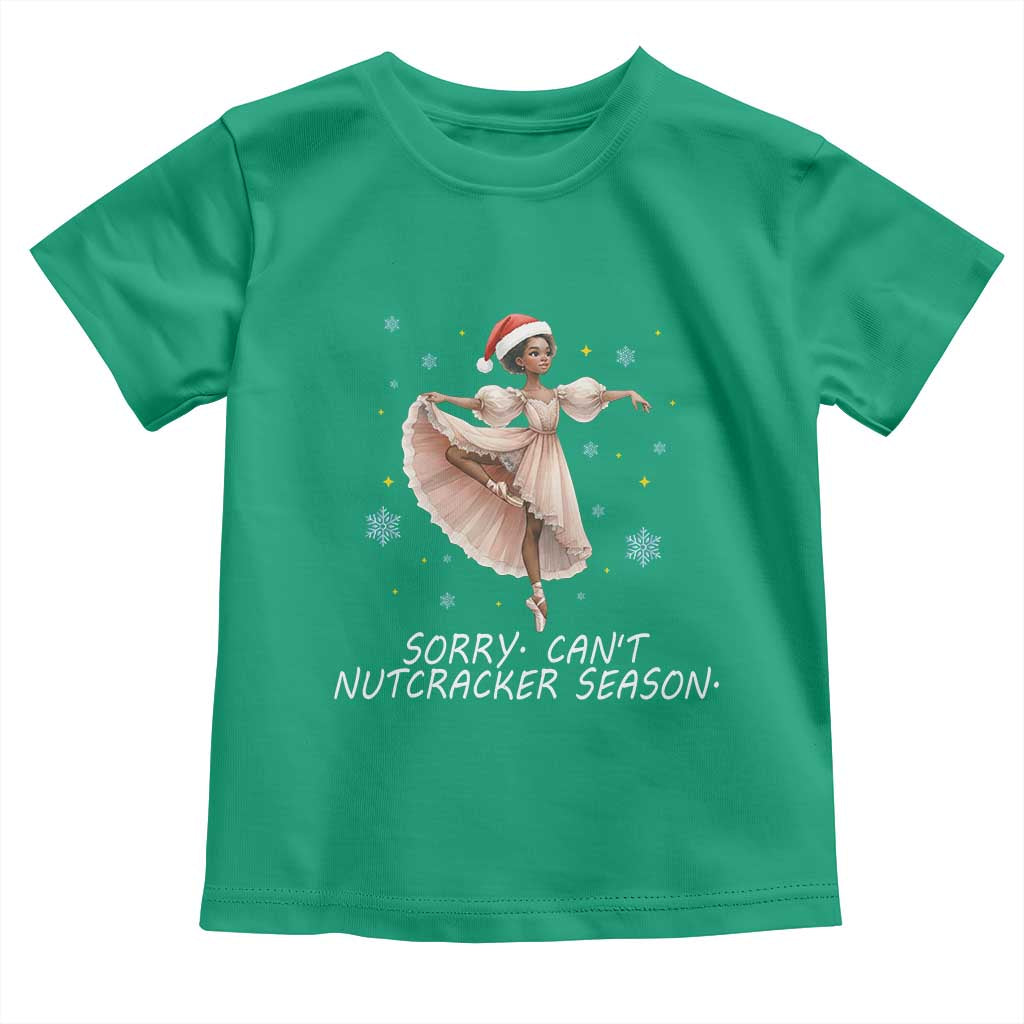 Black Nutcracker Ballet Christmas Toddler T Shirt - Wonder Print Shop