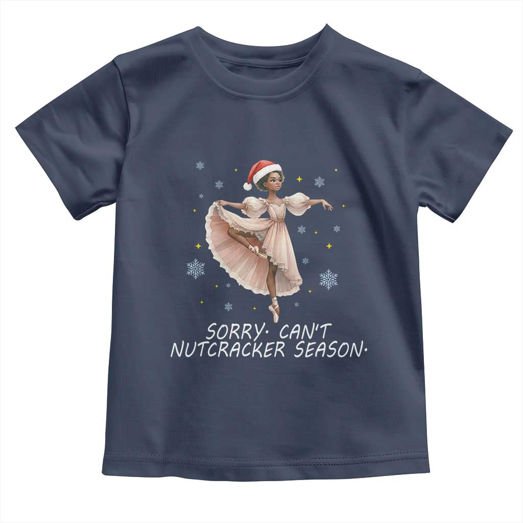 Black Nutcracker Ballet Christmas Toddler T Shirt - Wonder Print Shop