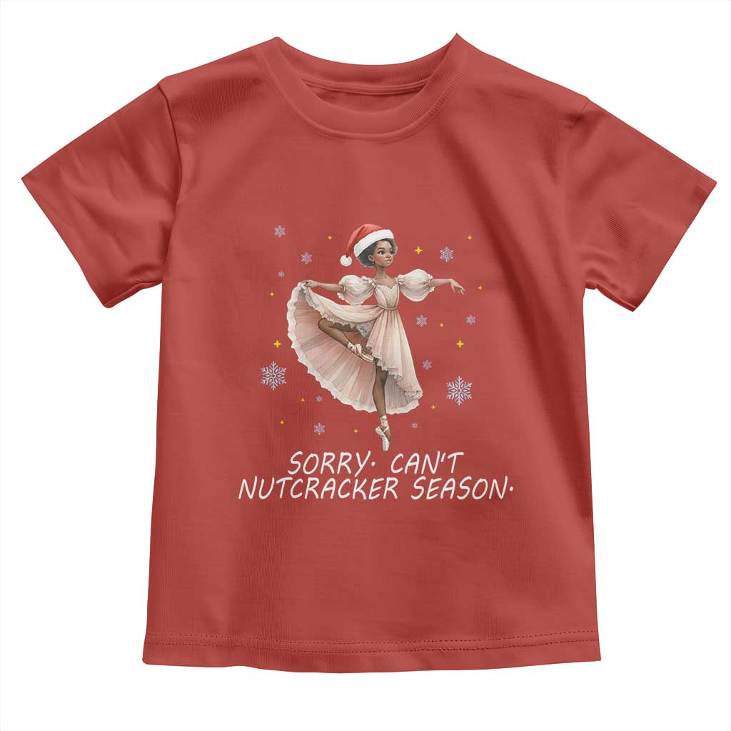 Black Nutcracker Ballet Christmas Toddler T Shirt - Wonder Print Shop