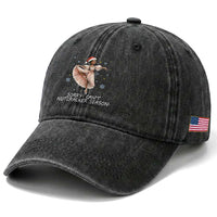Black Nutcracker Ballet Christmas Washed Cotton Baseball Cap