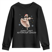 Black Nutcracker Ballet Christmas Youth Sweatshirt - Wonder Print Shop