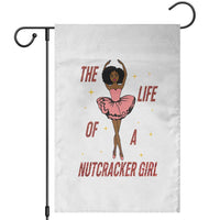 Black Nutcracker Garden Flag The Life Of A Ballet Girl - Wonder Print Shop