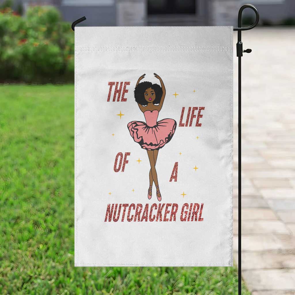 Black Nutcracker Garden Flag The Life Of A Ballet Girl - Wonder Print Shop