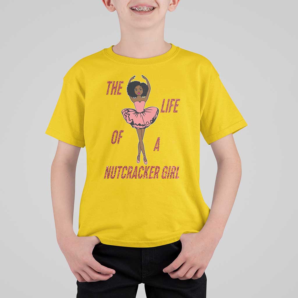 Black Nutcracker T Shirt For Kid The Life Of A Ballet Girl - Wonder Print Shop