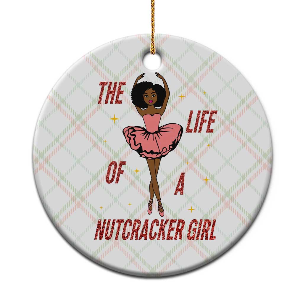 Black Nutcracker Ceramic Ornament The Life Of A Ballet Girl - Wonder Print Shop