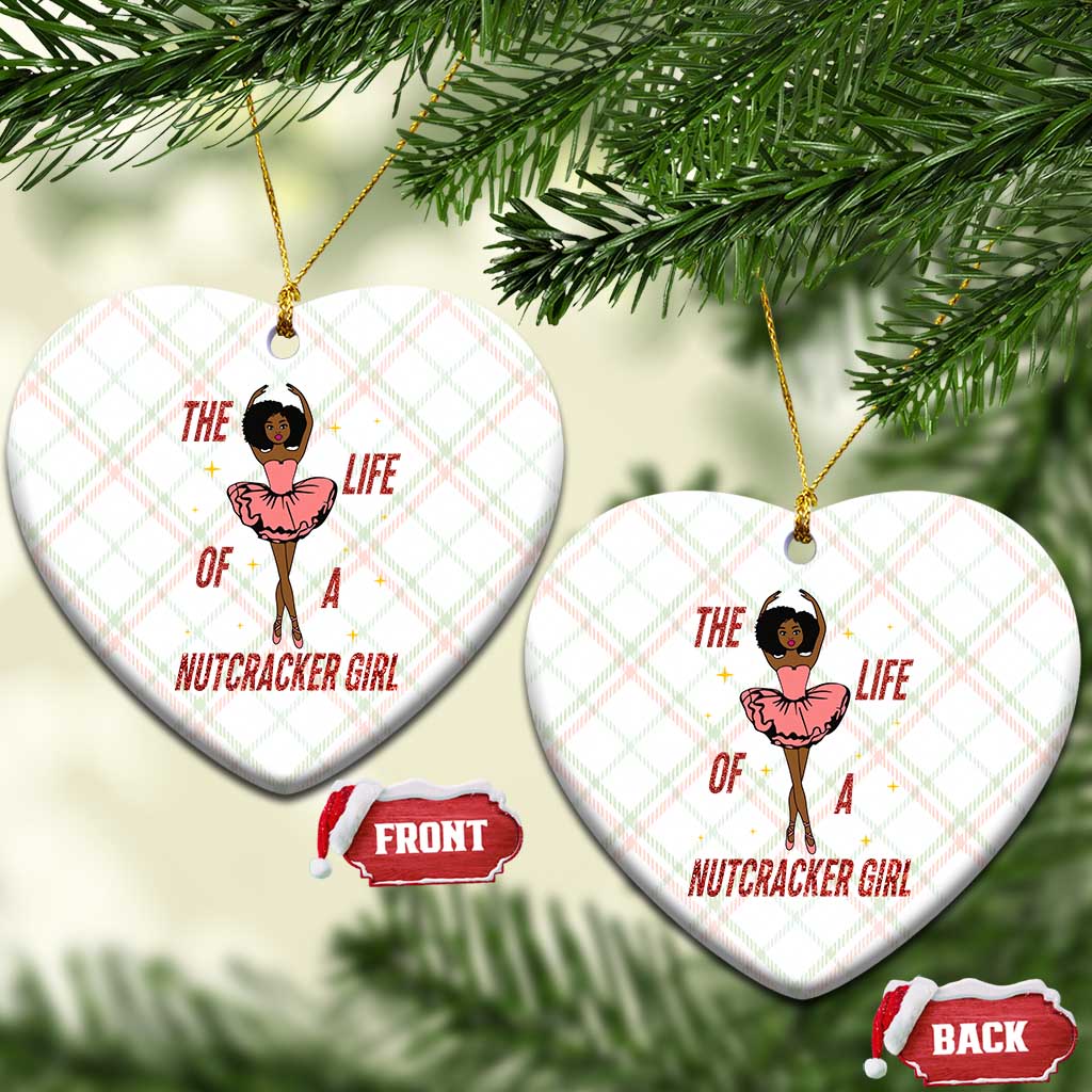Black Nutcracker Ceramic Ornament The Life Of A Ballet Girl - Wonder Print Shop