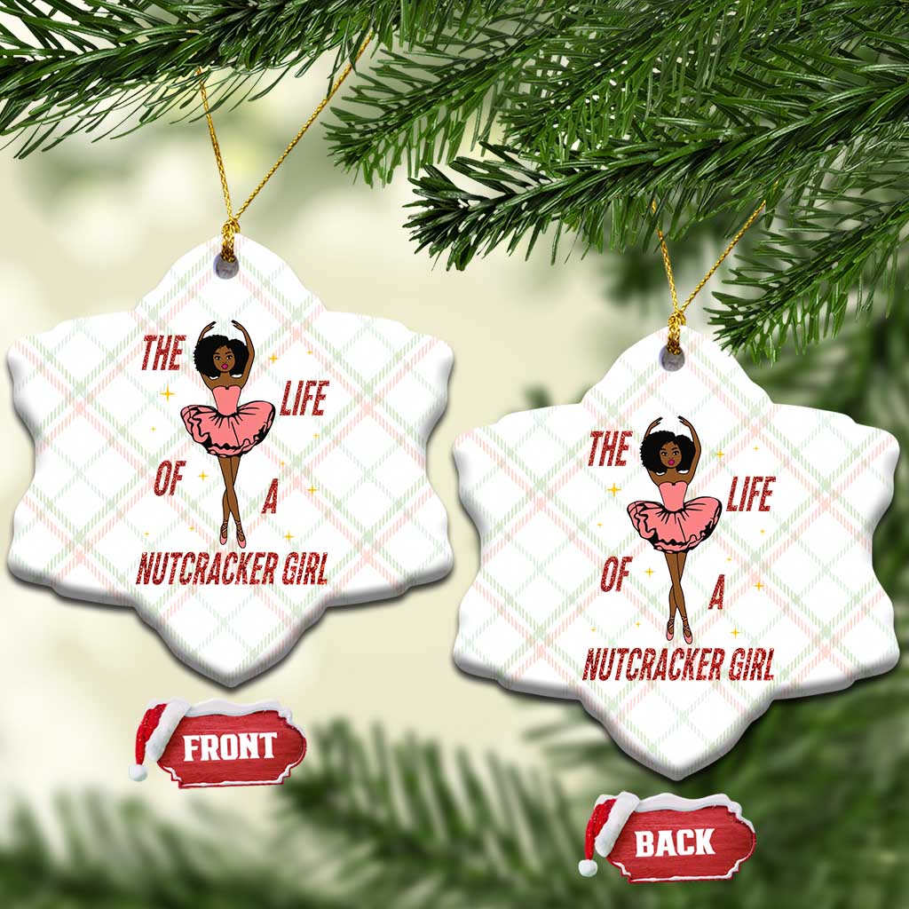 Black Nutcracker Ceramic Ornament The Life Of A Ballet Girl - Wonder Print Shop