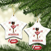 Black Nutcracker Ceramic Ornament The Life Of A Ballet Girl - Wonder Print Shop
