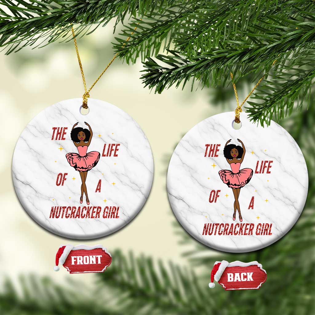 Black Nutcracker Ceramic Ornament The Life Of A Ballet Girl - Wonder Print Shop