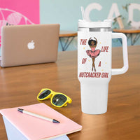 Black Nutcracker Tumbler With Handle The Life Of A Ballet Girl - Wonder Print Shop