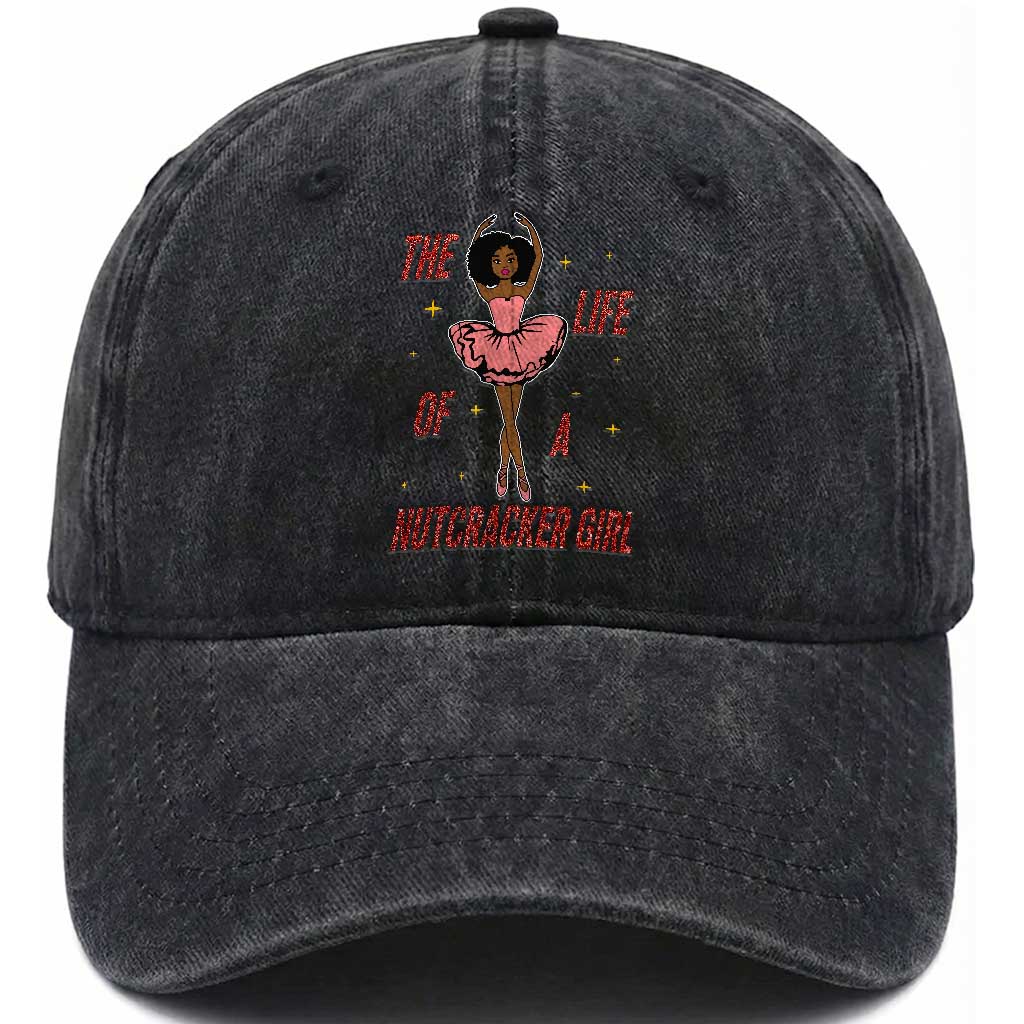 Black Nutcracker Washed Cotton Baseball Cap The Life Of A Ballet Girl